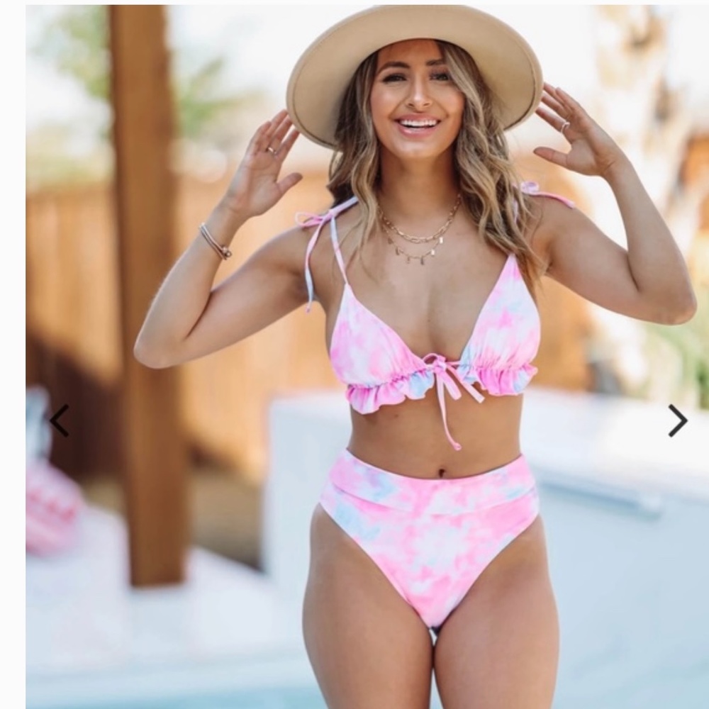 Hazel & Olive Cotton Candy Skies Bikini Set